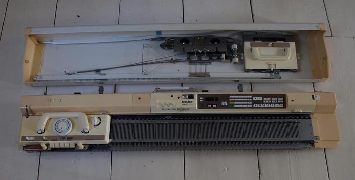 Brother KH-940 breimachine + KHC-820A, KR-850, KRC-900, Hobby en Vrije tijd, Breien en Haken, Gebruikt, Breien, Machine, Ophalen