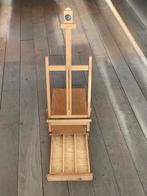 Schilders ezel met kist. Tafelmodel, Ophalen of Verzenden, Gebruikt, Ezel