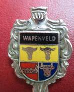 theelepeltje wapenveld gemeentewapen wapenlepeltje, Ophalen of Verzenden, Zo goed als nieuw, Porselein, Bestek