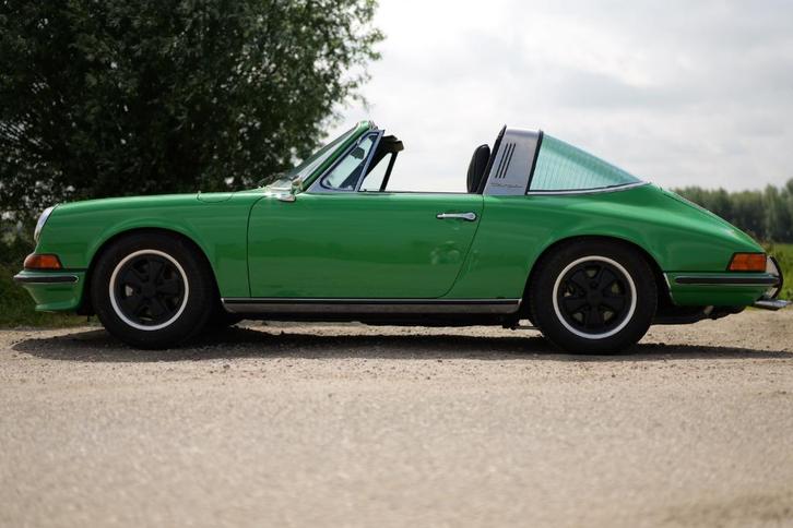 Nuts and Bolts gerestaureerde Porsche 911 Targa 1973 Groen, Auto's, Porsche, Bedrijf, Benzine, Cabriolet, Handgeschakeld, Geïmporteerd