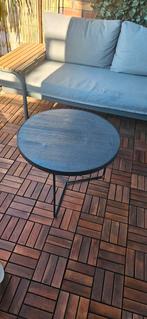 Bijzettafel balkon/tuin, Gebruikt, Rond, 55 tot 75 cm, Hout