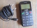 Mobiele telefoon grote toetsen / SOS knop - Fysi, Gebruikt, Overige modellen, Zwart, Ophalen of Verzenden
