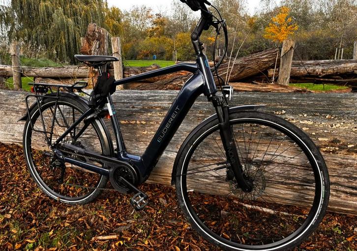 Gudereit E-Trekking ET 3-5 darkblue Bosch Performance 57cm, Fietsen en Brommers, Fietsen | Heren | Herenfietsen, Zo goed als nieuw