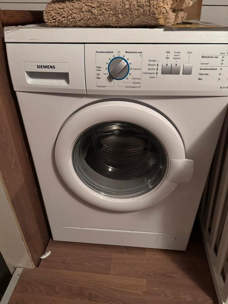 Siemens Wasmachine - Voorlader, Witgoed en Apparatuur, Wasmachines, Gebruikt, Voorlader, 6 tot 8 kg, 85 tot 90 cm, 1200 tot 1600 toeren
