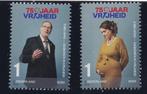 75 Jaar Vrijheid NVPH 3842a en 3843a met afwijkende tanding, Postzegels en Munten, Postzegels | Nederland, Verzenden, Na 1940