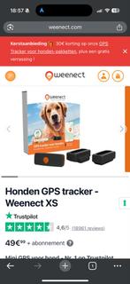 Weenect tracker voor honden in nieuwstaat!, Ophalen of Verzenden