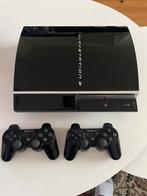 Playstation 3 (PS3) met 2 controllers, Spelcomputers en Games, Spelcomputers | Sony PlayStation 3, Ophalen, Phat, Met 2 controllers