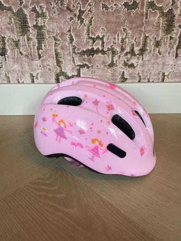 Abus (fiets) helm S roze 45-50 cm meisjes kleuter peuter beschikbaar voor biedingen