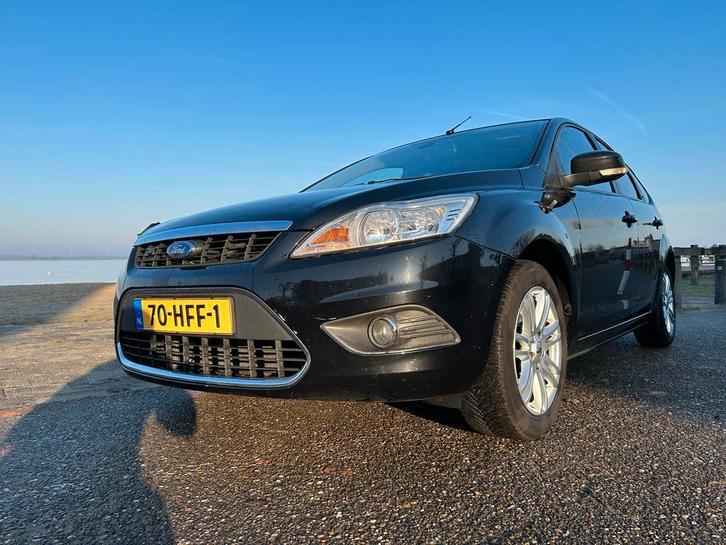 Ford Focus 1.8 92KW 5D 2008 Zwart Ghia, Auto's, Ford, Particulier, Focus, Benzine, B, Hatchback, Handgeschakeld, Origineel Nederlands