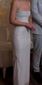 House of CB - witte pareljurk, Kleding | Dames, Jurken, Ophalen of Verzenden, Zo goed als nieuw, Wit