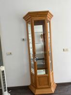Vitrinekast, Huis en Inrichting, Kasten | Vitrinekasten, Ophalen, Zo goed als nieuw, Eikenhout