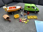 playmobil 4144 gezinsauto met speedboot, Ophalen of Verzenden, Zo goed als nieuw, Complete set