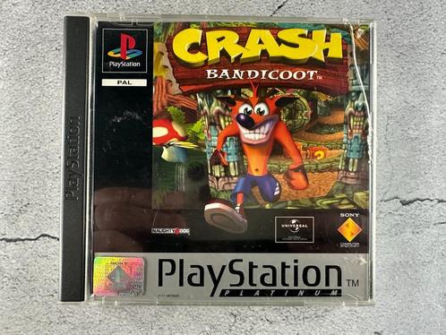 Crash Bandicoot Playstation 1 (PS1), Spelcomputers en Games, Games | Sony PlayStation 1, Gebruikt, Avontuur en Actie, 1 speler