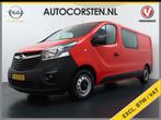 Opel Vivaro D126pk L2H1 Dubbele Cabine Euro 6 Navi Airco Tre, Auto's, Bestelauto's, Voorwielaandrijving, Stof, Gebruikt, 1601 cc
