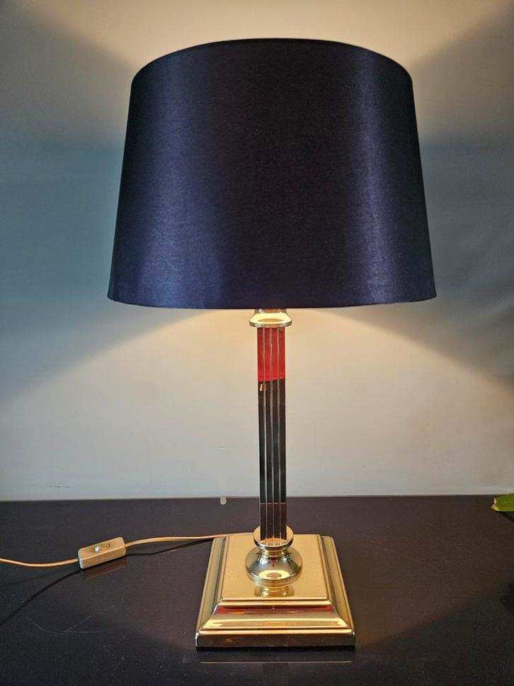 Tafellamp / lampvoet goud, Empire / Hollywood Recency, Huis en Inrichting, Lampen | Vloerlampen, Gebruikt, Minder dan 100 cm, Metaal