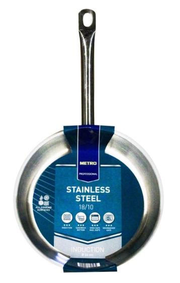 PROFESSIONAL Koekenpan, 18/10 roestvrij staal beschikbaar voor biedingen