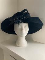 Zwarte hoed - Seeberger, Kleding | Dames, Hoeden en Petten, 56 of 57 cm (M, 7 of 7⅛ inch), Hoed, Nieuw, Ophalen of Verzenden