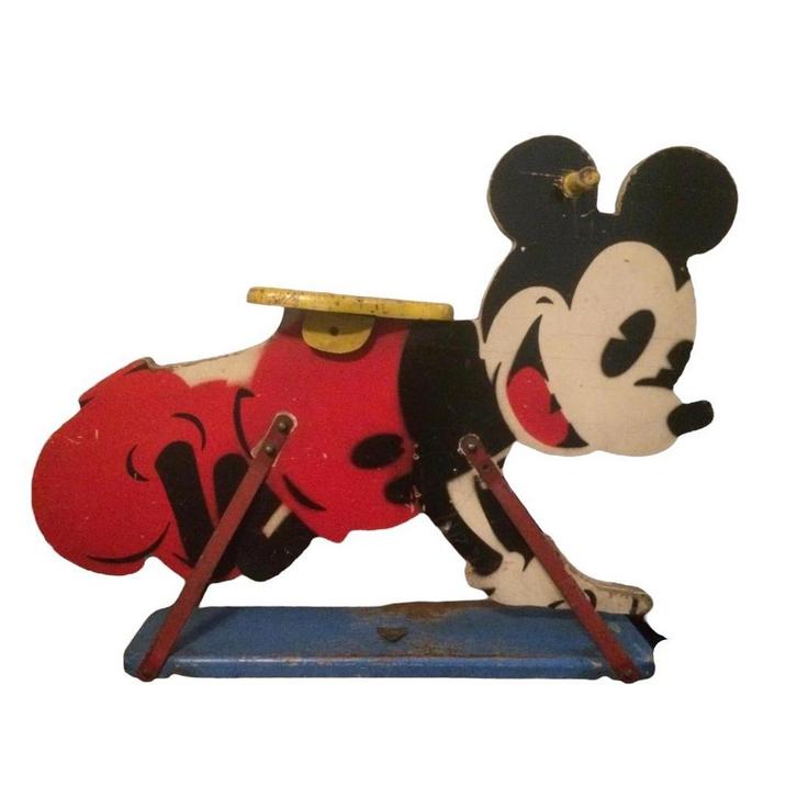 Antieke Tri-ang Mickey Mouse Schommel (1930s), Antiek en Kunst, Antiek | Speelgoed, Ophalen