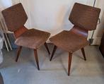 Pastoe vintage stoelen, Ophalen, Gebruikt, Twee, Bruin