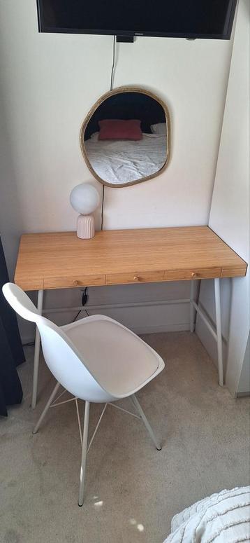 Lillåsen ikea bureau bamboo plus stoel