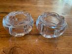 2 kristallen AH WAXINE HOUDERS, Ophalen of Verzenden, Overige materialen, Minder dan 25 cm