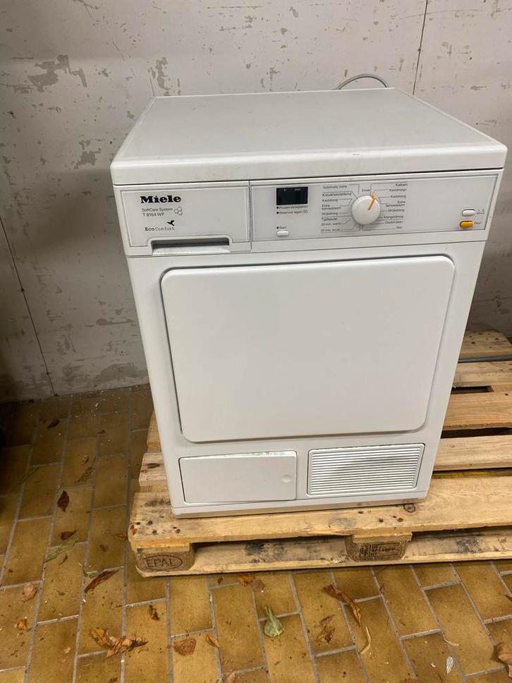 Miele Droger - Defecte Sensor, Witgoed en Apparatuur, Wasdrogers, Gebruikt, Condens, Voorlader, 6 tot 8 kg, 85 tot 90 cm, Anti-kreukfase