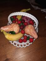 italiaanse porseleinen fruitschaal met fruit, Antiek en Kunst, Antiek | Porselein, Ophalen