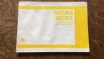 Origineel Instructieboekje Nissan Micra K10 serie. 1983, Ophalen of Verzenden