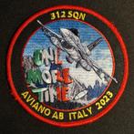 Koninklijke Luchtmacht 312 Squadron Aviano AB Italy Patch, Verzamelen, Militaria | Algemeen, Ophalen of Verzenden, Luchtmacht