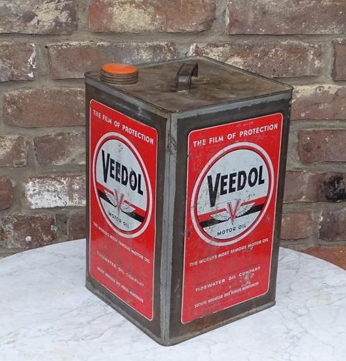 groot veedol olieblik motorolie, Antiek en Kunst, Curiosa en Brocante, Ophalen