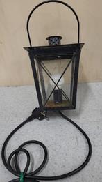 Lantaarn + lampje, Tuin en Terras, Buitenverlichting, Ophalen, Gebruikt, Staande lamp, Netvoeding
