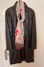 Leren jas, donkerbruin, maat 46, Kleding | Dames, Jassen | Zomer, Bruin, Maat 46/48 (XL) of groter, Ophalen of Verzenden, ACP