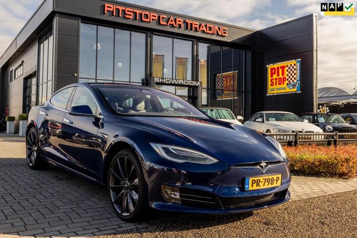 Tesla Model S 90D Base, 422 PK, AWD NL auto, Pano, 21 inch!, Auto's, Tesla, Particulier, Te koop, Model S, 4x4, ABS, Achteruitrijcamera