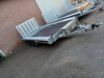 Nieuwe Vlemmix 3500kg machine transporter 400x180cm 2x1800KG beschikbaar voor biedingen