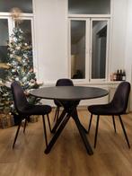 Ikea Mariedamm Ronde Tafel - Zwart, Huis en Inrichting, Tafels | Eettafels, Ophalen, Rond, Vier personen, 100 tot 150 cm