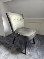 Fauteuil groen velvet, Huis en Inrichting, Fauteuils, Stof, Zo goed als nieuw, Ophalen