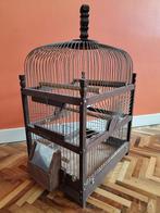 Vintage vogelkooi, Dieren en Toebehoren, Vogels | Hokken en Kooien, Ophalen of Verzenden, Gebruikt, Hout, Vogelkooi