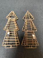 2 x kerstboom rattan riet riviera maison nieuw st met label, Rm, Rivieramaison@hotmail.com, Ophalen of Verzenden, Zo goed als nieuw