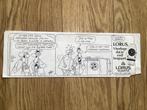 Originele reclame strook Lorus horloges Toon van Driel, Eén stripboek, Ophalen of Verzenden, Zo goed als nieuw