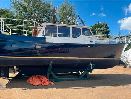 Almerenkruizer 12,50 bij 3,50, Watersport en Boten, Motorboten en Motorjachten, Staal, 12 meter of meer, Diesel, Binnenboordmotor