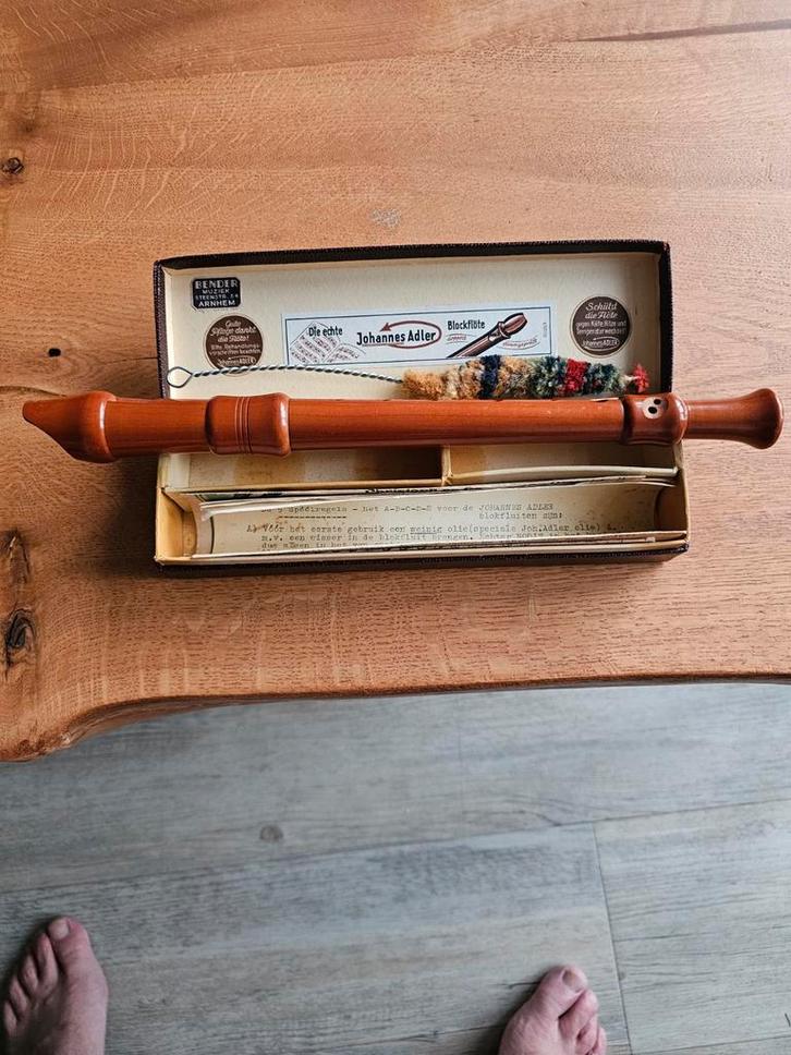 Johannes Adler Blokfluit - Originele Verpakking, Muziek en Instrumenten, Blaasinstrumenten | Blokfluiten, Gebruikt, Sopraan of Sopranino