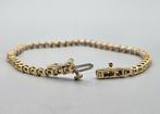 Gouden Vintage armband met diamant ca: 0.50 ct. 2024/217, Goud, Goud, Ophalen of Verzenden, Zo goed als nieuw