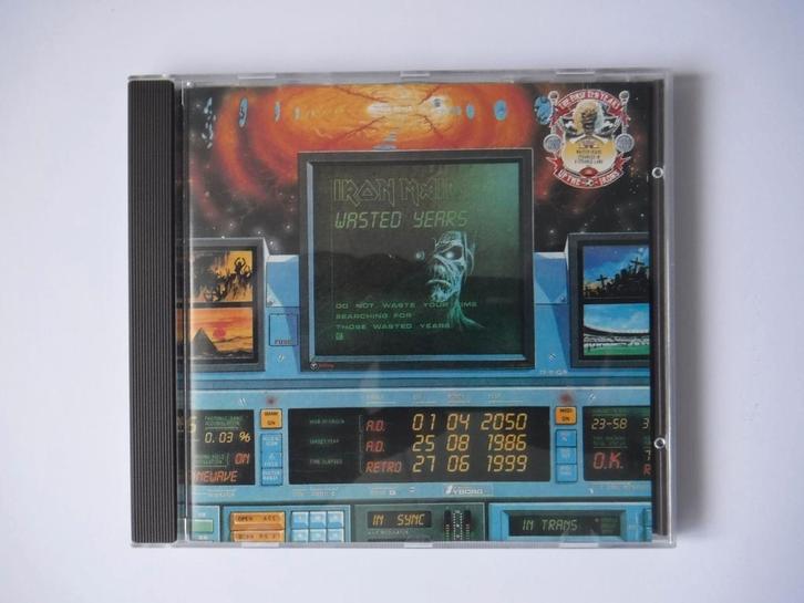 Iron Maiden cd Wasted Years Stranger in a Strange Land, Cd's en Dvd's, Cd's | Hardrock en Metal, Zo goed als nieuw, Ophalen of Verzenden