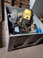 palletbox inclusief inhoud schuuropruiming.80 €, Doe-het-zelf en Verbouw, Kratten en Dozen, Ophalen, Gebruikt, 100 cm of meer