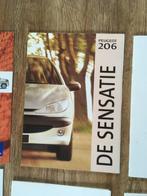 Peugeot 206 - Peugeot 206 CC, Boeken, Auto's | Folders en Tijdschriften, Nieuw, Peugeot, Peugeot, Ophalen of Verzenden