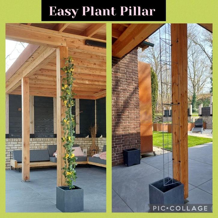 Klimplantrekken tegen overkappingen, muren en schuttingen, Tuin en Terras, Bergingen en Tuinkasten, Nieuw, Overige typen, Metaal