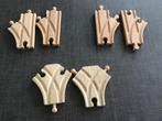 Houten spoorweg wissels, ler set, Kinderen en Baby's, Speelgoed | Houten speelgoed, Ophalen, Zo goed als nieuw