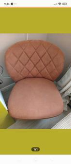 Cognac stoel, Ophalen, Zo goed als nieuw, Leer