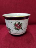 Bloempot Flora Gouda Roza WD-027, Antiek en Kunst, Ophalen of Verzenden