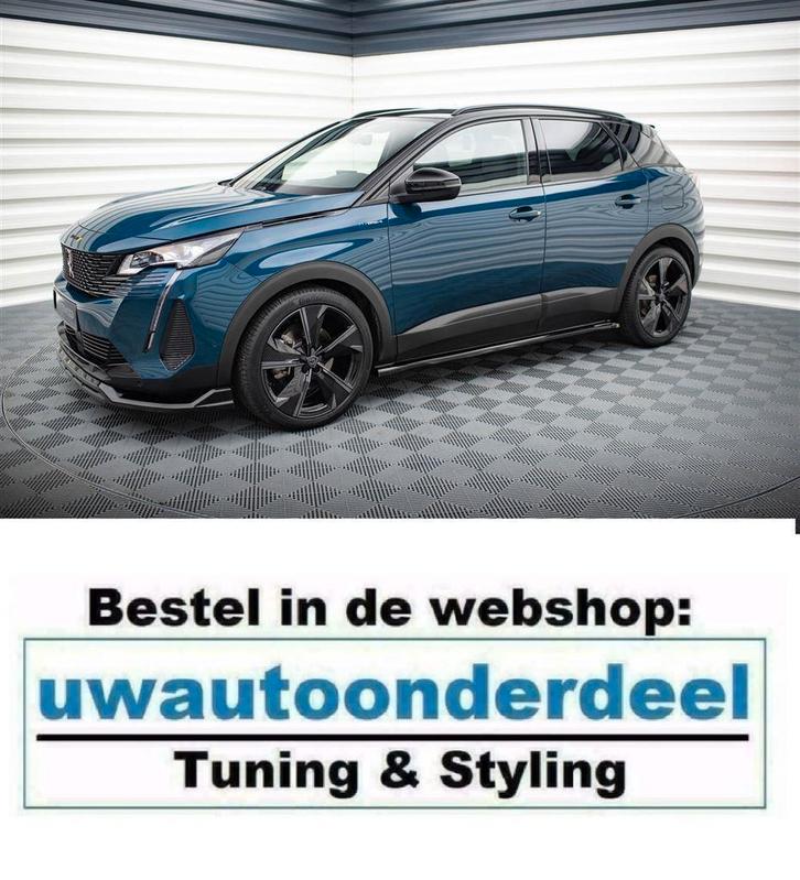 Maxton Design Spoiler Splitter Lip Peugeot 3008 GT Line face, Auto diversen, Wieldoppen, Nieuw, Ophalen of Verzenden